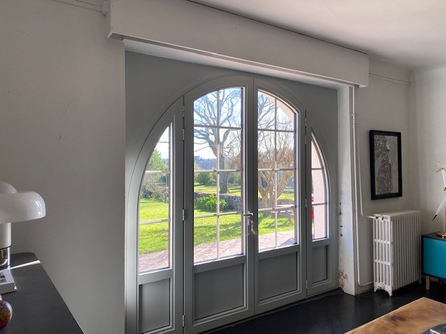 Porte fenêtre cintrée aluminium sur mesure Adour PVC Anglet