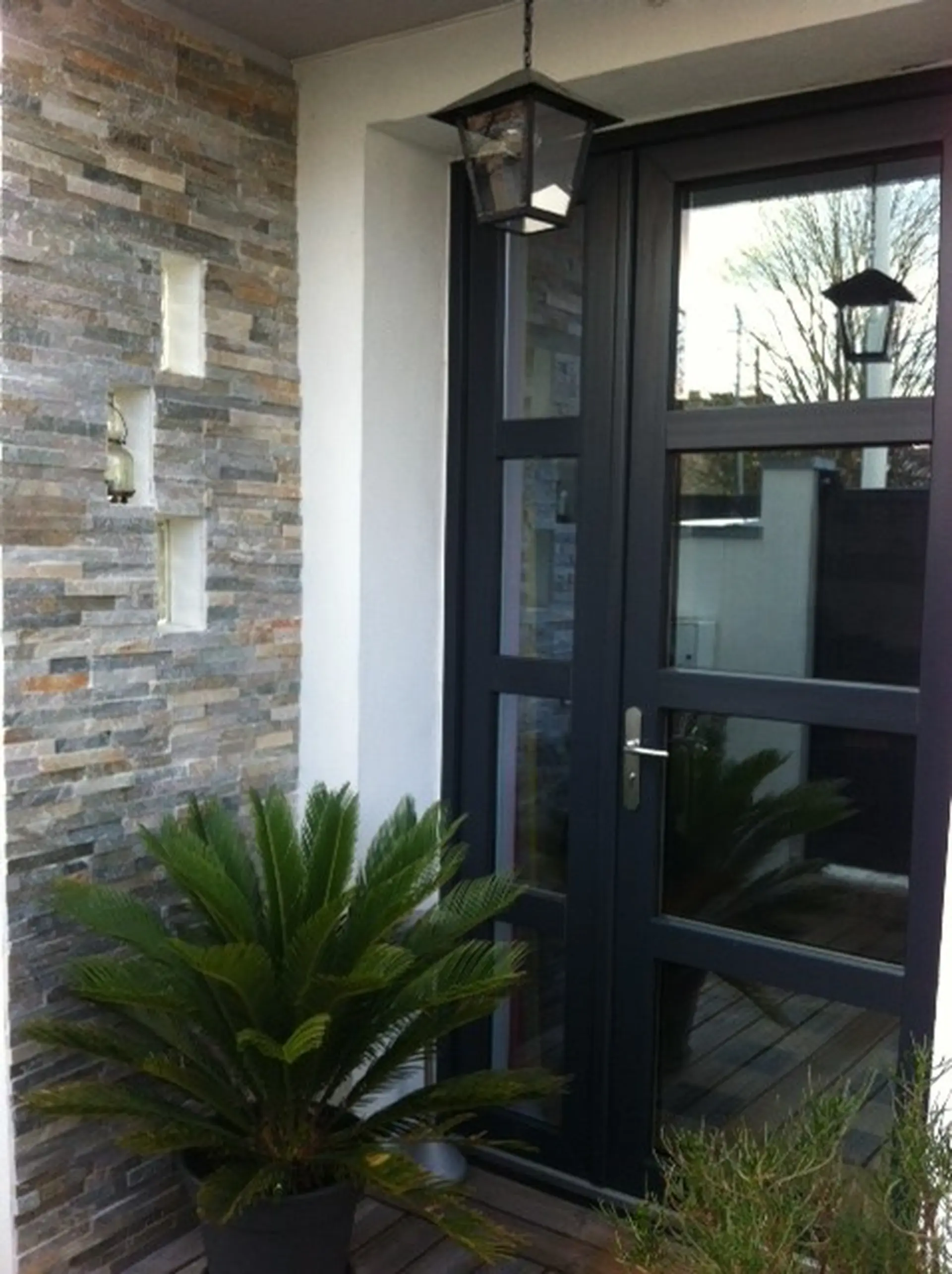 Porte d'entrée aluminium sur mesure à Bayonne — Adour PVC Pays Basque